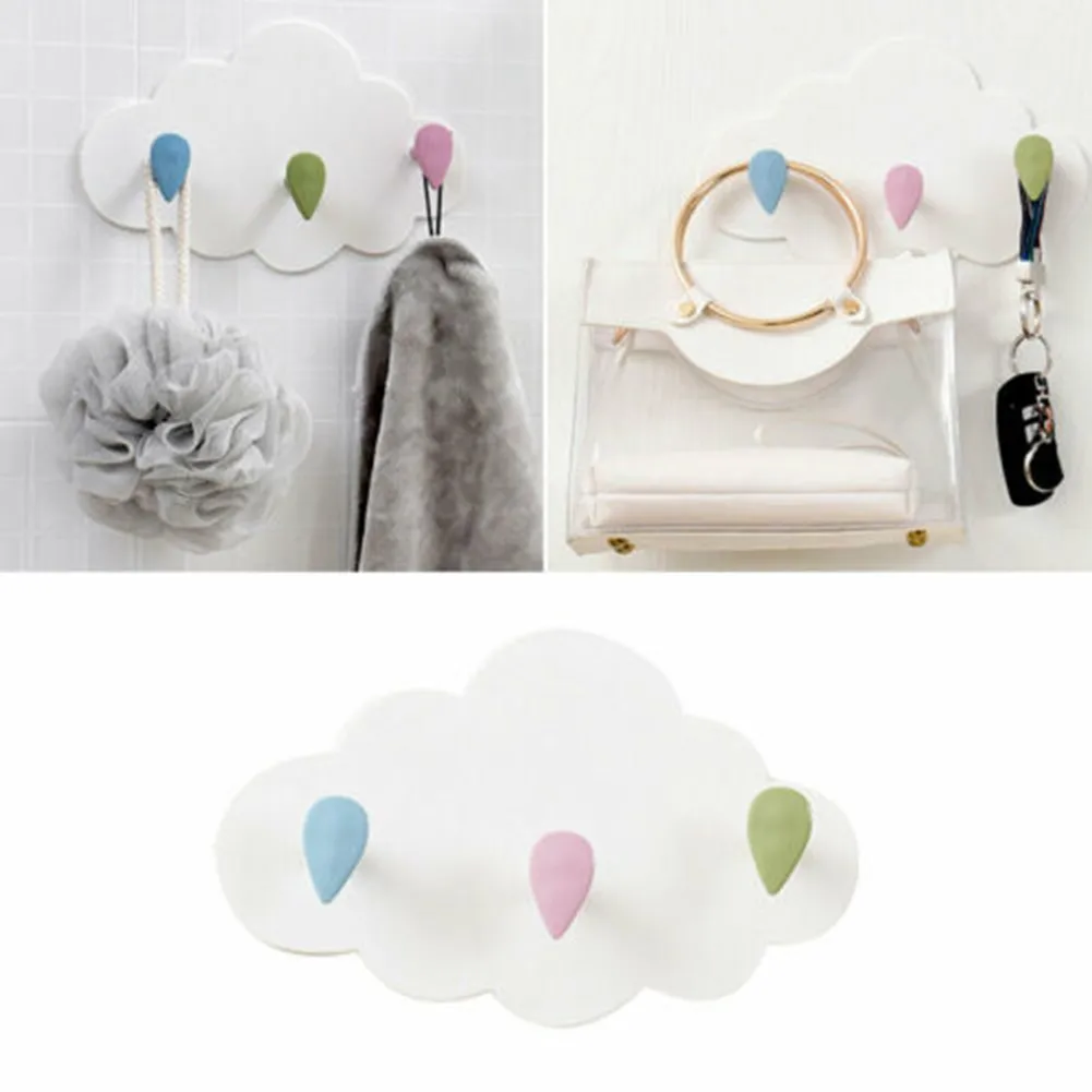 Cute Cloud Shape Hook Strong Punch-free Sticky Hook Bathroom Towel Coat Holder Wall Hanging Home Cartoon Decoration Hook
Cute Cloud Shape Hook Strong Punch-free Sticky Hook Bathroom Towel Coat Holder Wall Hanging Home Cartoon Decoration Hook