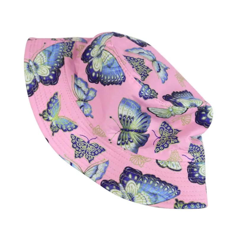 Cotton Fisherman Hat Butterfly Printing Breathable Folding Beach Bucket Round Top Sunscreen Cap 
Cotton Fisherman Hat Butterfly Printing Breathable Folding Beach Bucket Round Top Sunscreen Cap