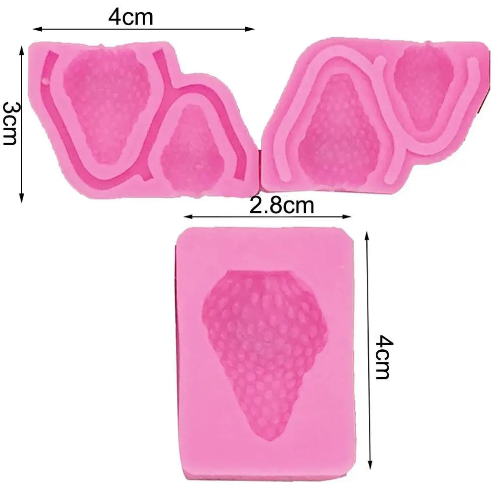 3D Strawberry Silicone Molds Fondant Mold Wedding Cake Decorating Tools Candy Clay Chocolate Gumpaste Mould DIY Clay Resin Art
3D Strawberry Silicone Molds Fondant Mold Wedding Cake Decorating Tools Candy Clay Chocolate Gumpaste Mould DIY Clay Resin Art