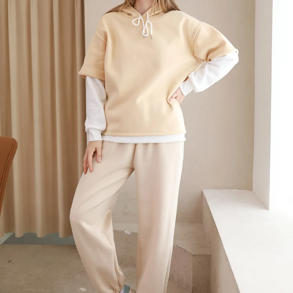 Fake Two Pieces Hoodie Color Block Sweatshirt Women Oversized Hoodies Drop Shoulder 90s Aesthetic Baggy Thermal Clothes Vintage
Fake Two Pieces Hoodie Color Block Sweatshirt Women Oversized Hoodies Drop Shoulder 90s Aesthetic Baggy Thermal Clothes Vintage