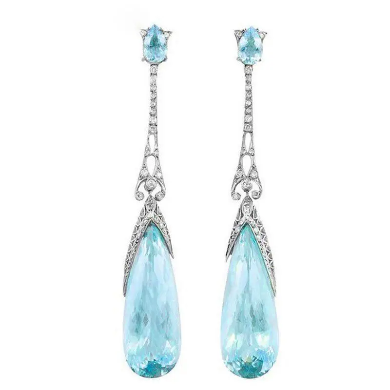 Copper Earrings In Europe And The Simple Atmospheric Water Droplets Pendant Earrings Joker Blue Crystal Stud Earrings
Copper Earrings In Europe And The Simple Atmospheric Water Droplets Pendant Earrings Joker Blue Crystal Stud Earrings