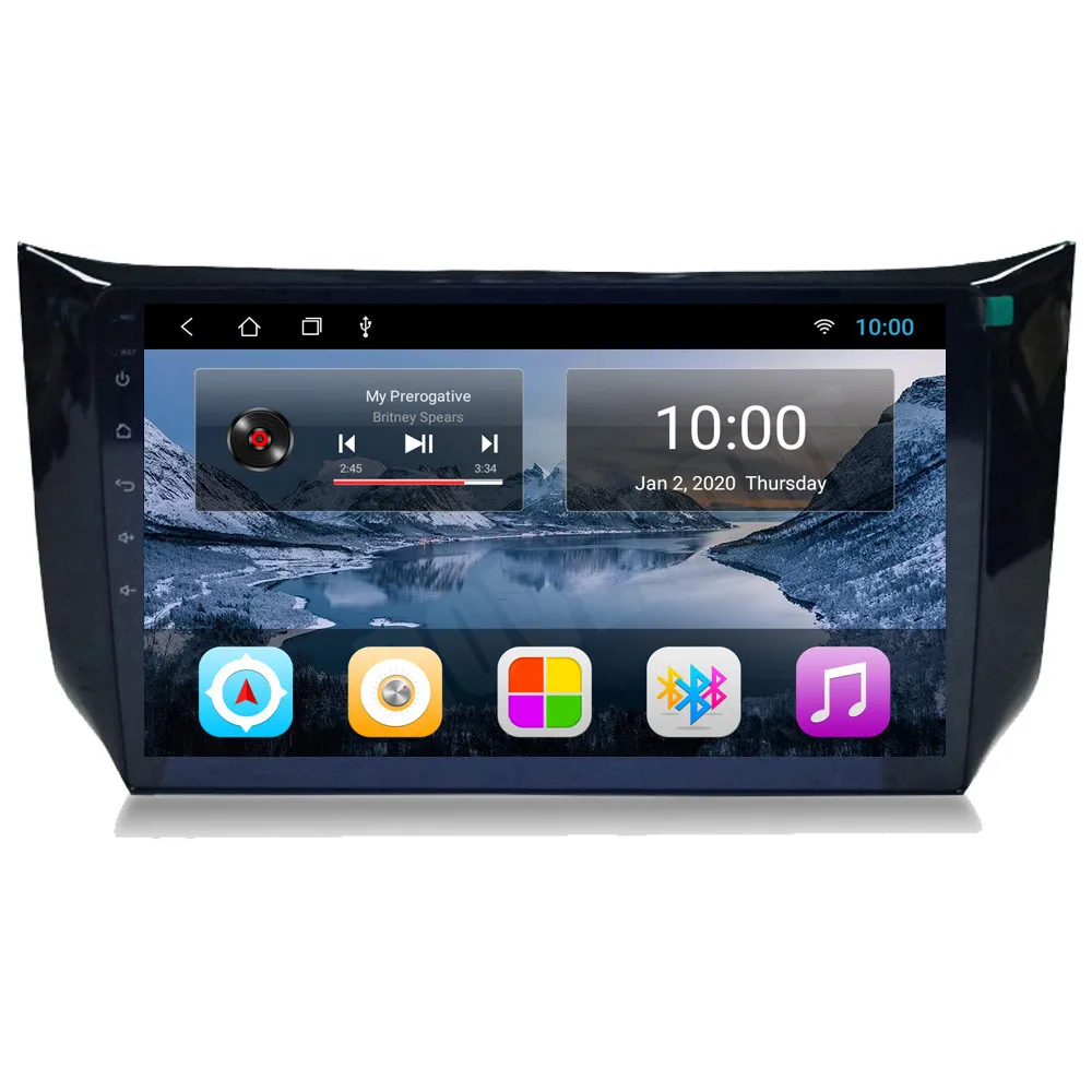 Для Nissan Sylphy B17 Sentra Android 10 автомобильный мультимедийный плеер Авторадио Bluetooth gps