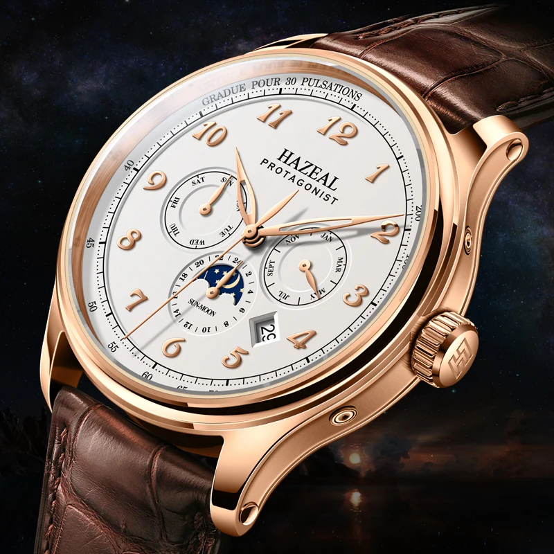Hezeal 42 мм автоматические часы Moon Phase запасная Мощность Часы мужские роскошные брендовые водонепроницаемые чайки механические часы подарок
Hezeal 42 мм автоматические часы Moon Phase запасная Мощность Часы мужские роскошные брендовые водонепроницаемые чайки механические часы подарок