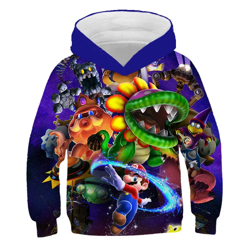 Mario fashion Sweatshirt winter 2020 autumn sportswear boys and girls animation casual Sweater Hoodie Sweatshirt 
Mario fashion Sweatshirt winter 2020 autumn sportswear boys and girls animation casual Sweater Hoodie Sweatshirt