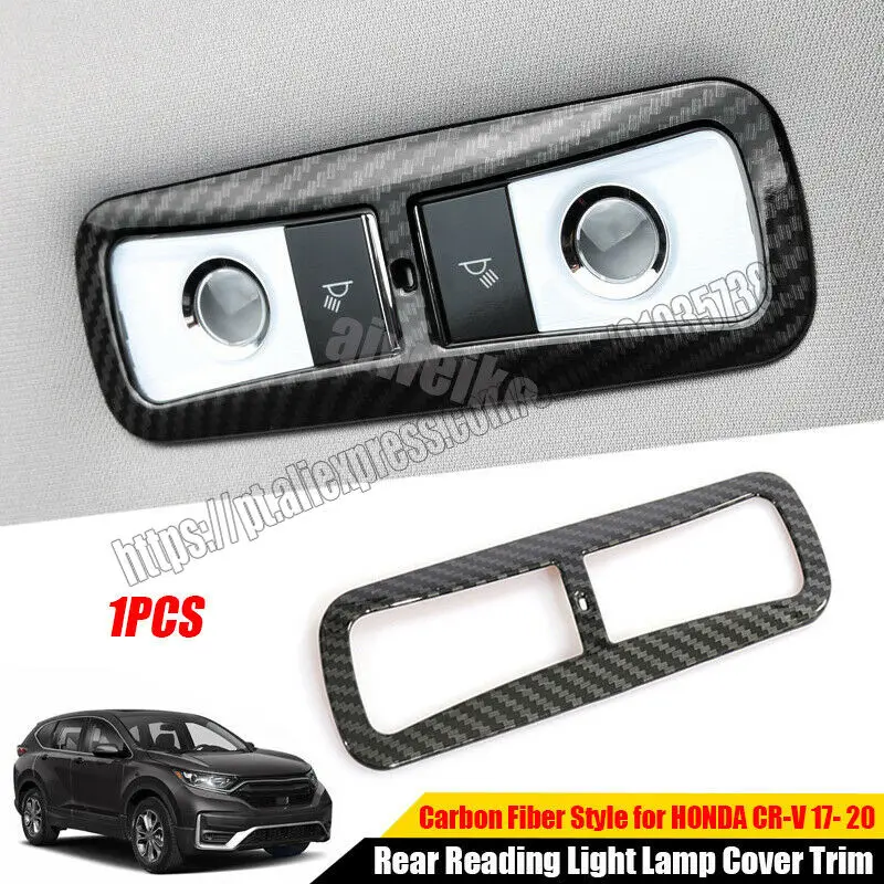 For Honda CRV CR-V 2017 2018 2019 2020 2021 ABS carbon fiber Rear reading light lamp cover trim 1pcs
For Honda CRV CR-V 2017 2018 2019 2020 2021 ABS carbon fiber Rear reading light lamp cover trim 1pcs