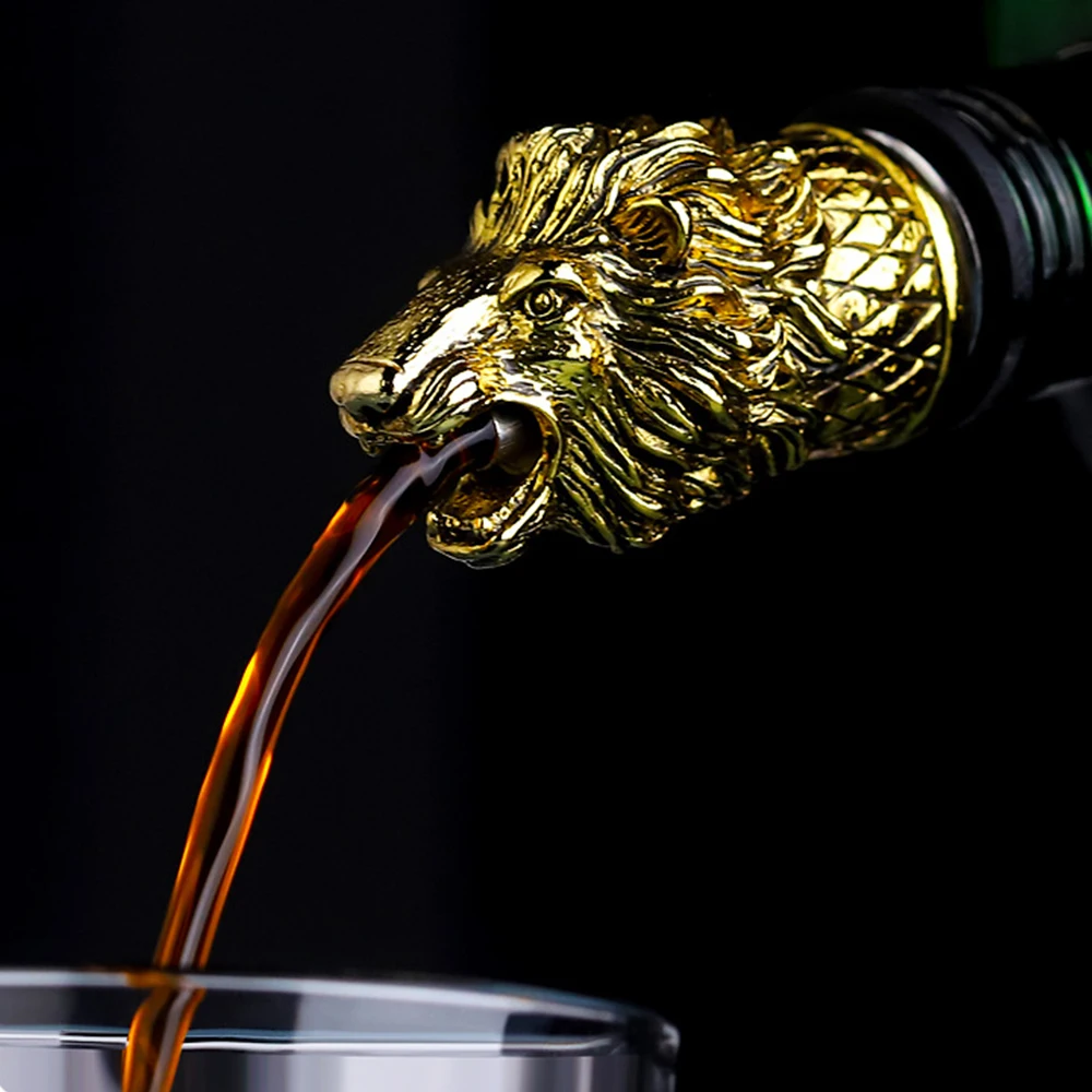 Аксессуары Jagermeister насадка для вина цинковый сплав олень лось льв бык горлышко