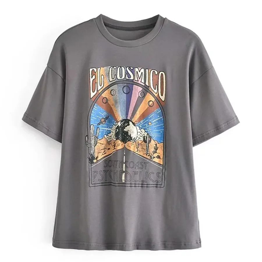 Dave&Di 2022 High Street Vintage Coastal Rainbow Printing Oneck Cotton Harajuku Tshirt Ins Blogger Summer Fashion T Shirt Women
Dave&Di 2022 High Street Vintage Coastal Rainbow Printing Oneck Cotton Harajuku Tshirt Ins Blogger Summer Fashion T Shirt Women