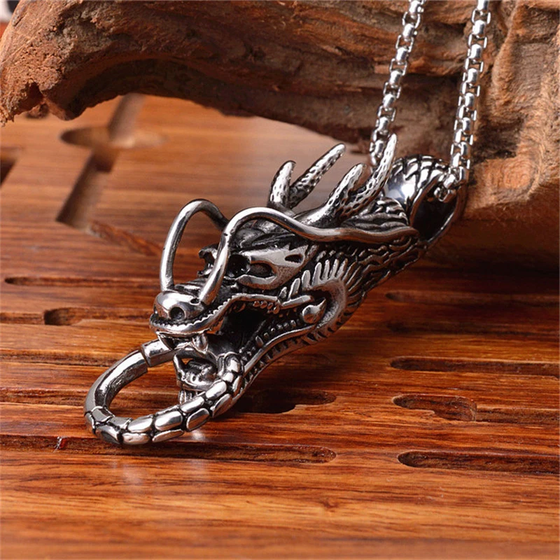 necklaces mens big Dragon pendant stainless steel hip hop necklaces jewelry on the neck pendant large chains necklace wholesale
necklaces mens big Dragon pendant stainless steel hip hop necklaces jewelry on the neck pendant large chains necklace wholesale