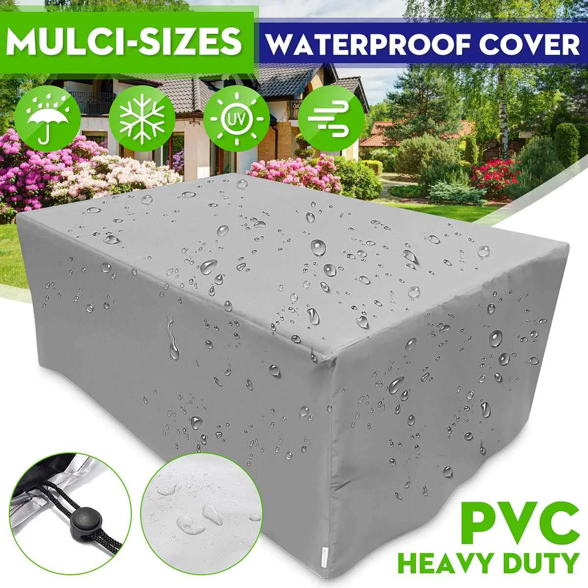 Waterproof Outdoor Patio Garden Furniture Covers Rain Snow Chair covers for Sofa Table Chair Dust Proof Cover
Waterproof Outdoor Patio Garden Furniture Covers Rain Snow Chair covers for Sofa Table Chair Dust Proof Cover