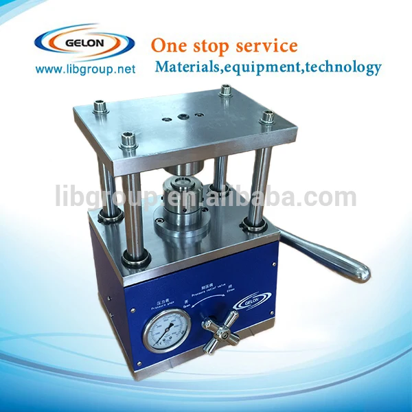 Lithium Ion Battery Hydraulic Crimping Machine with Crimping and Discrimping Dies GN-110 
Lithium Ion Battery Hydraulic Crimping Machine with Crimping and Discrimping Dies GN-110
