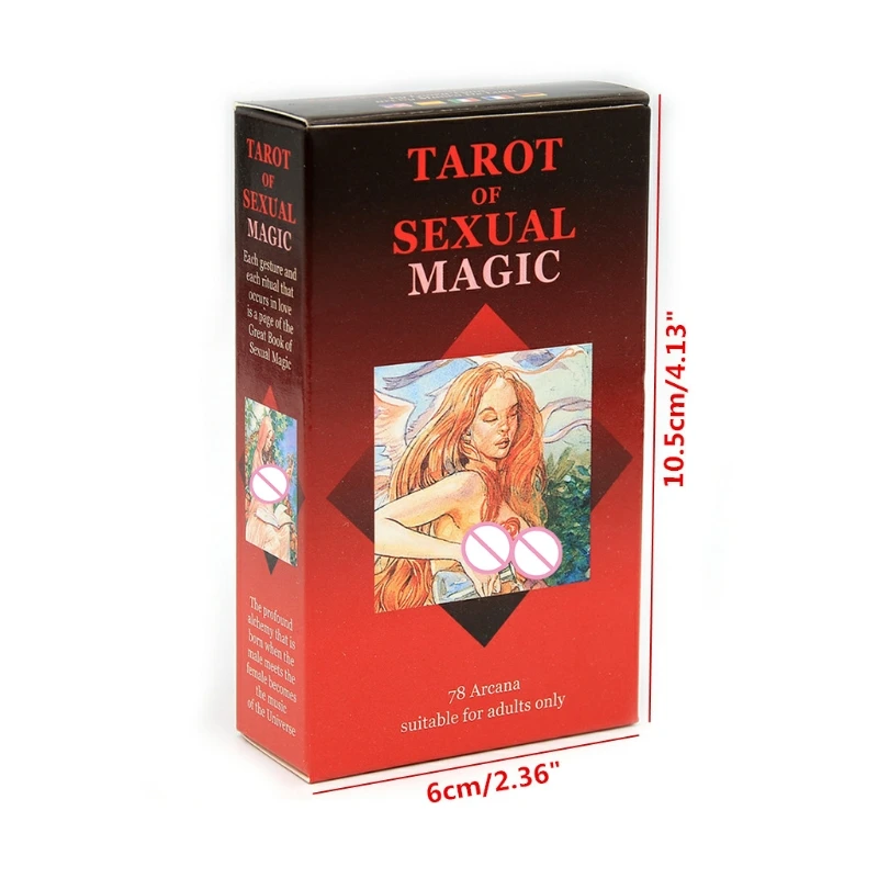 

Новый Полный английский Таро сексуальной магии, 78 карт, колода для взрослых, друзей, вечеринок, настольных игр, гадания, карты с формальным п...