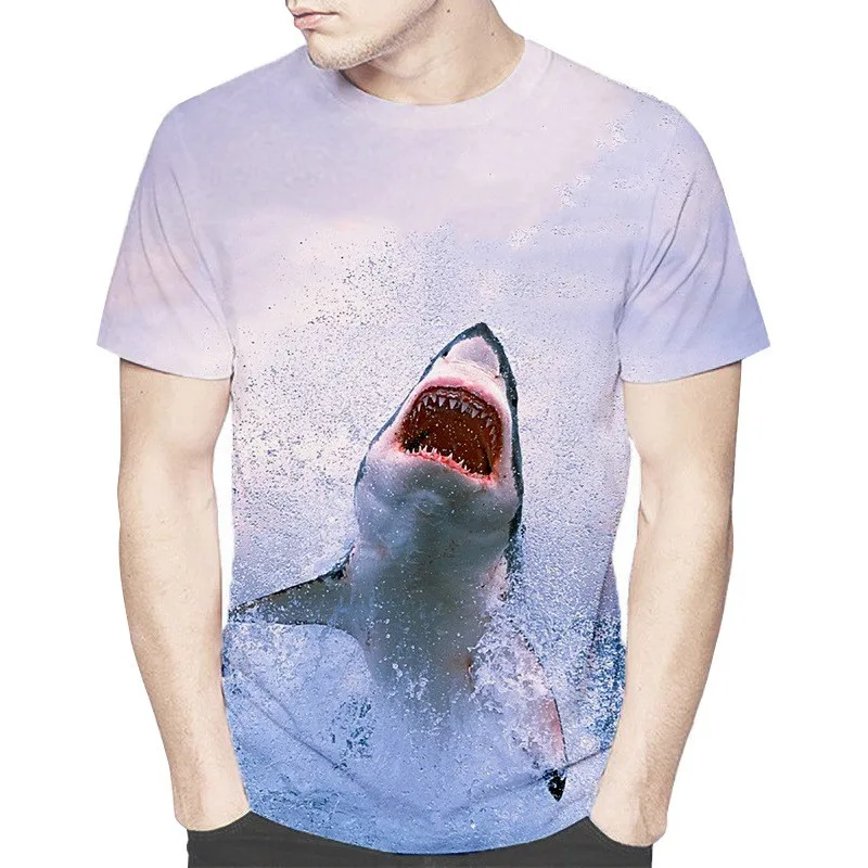 2021 3D Graphic Shark men tshirt Punk Rock Clothing Animal Rap Hip Hop T-shirt Fitness Men's Clothing New Casual Top
2021 3D Graphic Shark men tshirt Punk Rock Clothing Animal Rap Hip Hop T-shirt Fitness Men's Clothing New Casual Top