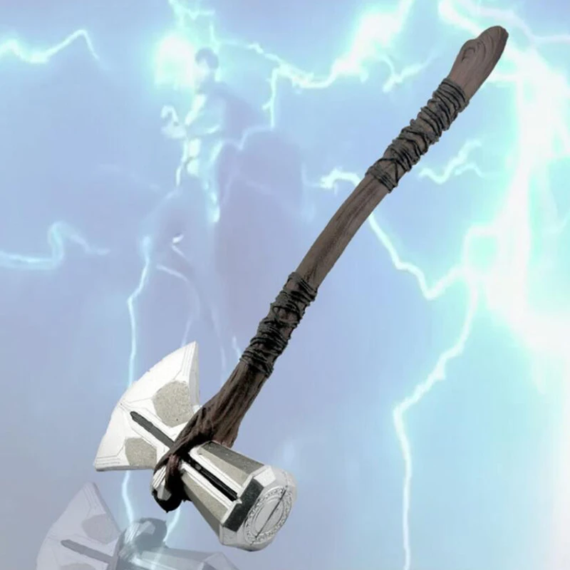 : End Game Thor Hammer Ax Weapons Cosplay Role Playing Movie Thor Thunder Hammer Ax Stormbreaker Figure Model PU Toy
: End Game Thor Hammer Ax Weapons Cosplay Role Playing Movie Thor Thunder Hammer Ax Stormbreaker Figure Model PU Toy