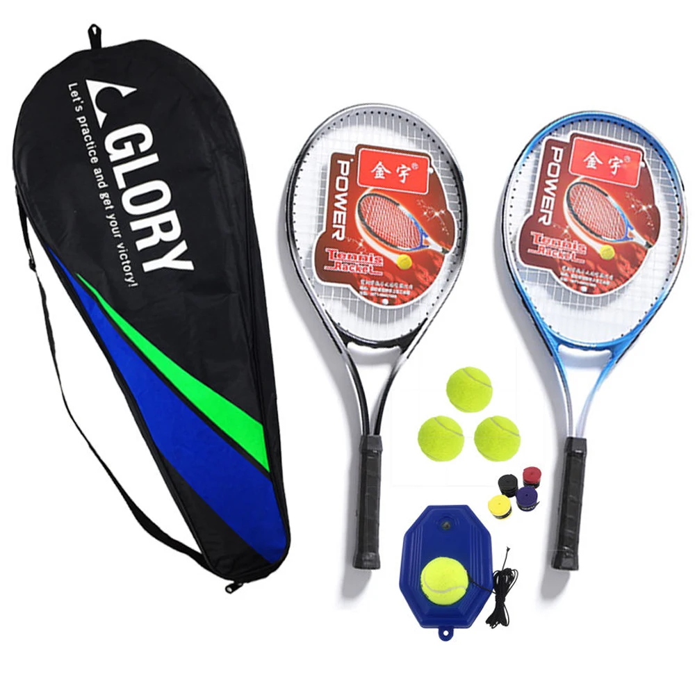 Professional Carbon Fiber Tennis Training Racket for Young Adults Advanced Rackets Shock Absorption Handle with Training Device
Professional Carbon Fiber Tennis Training Racket for Young Adults Advanced Rackets Shock Absorption Handle with Training Device