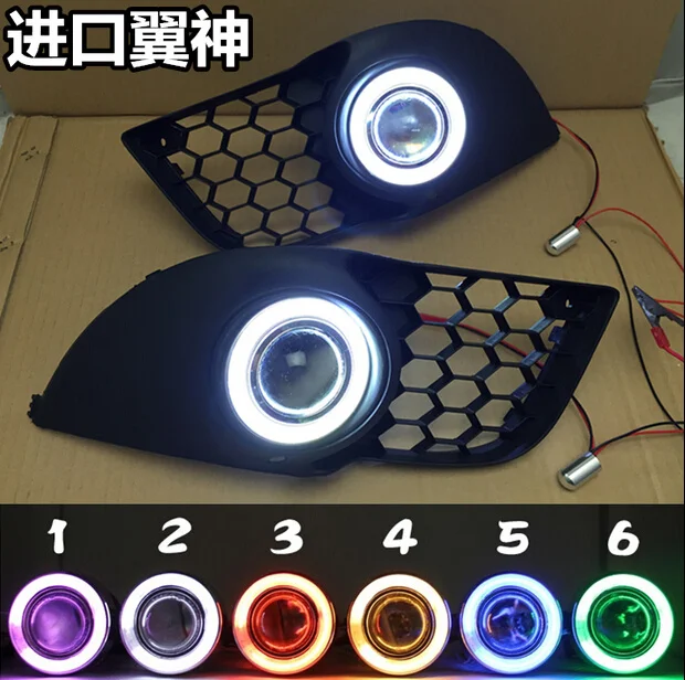 DRL COB angel eye (5 colors) + halogen fog lamp + projector lens + fog lamp cover for MITSUBISHI Lancer EX, 2pcs
DRL COB angel eye (5 colors) + halogen fog lamp + projector lens + fog lamp cover for MITSUBISHI Lancer EX, 2pcs