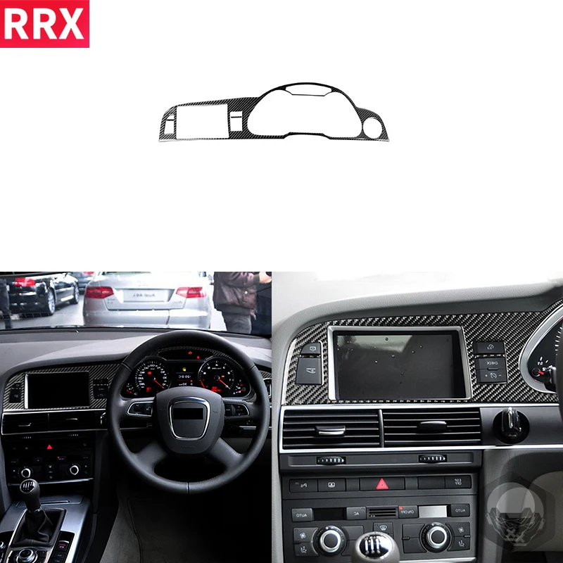 RRX For Audi A6 S6 2005-2011Carbon Fiber Speedometer Navigation Panel LHD RHD Automobile Trim Covers Stickers Car Accessories
RRX For Audi A6 S6 2005-2011Carbon Fiber Speedometer Navigation Panel LHD RHD Automobile Trim Covers Stickers Car Accessories