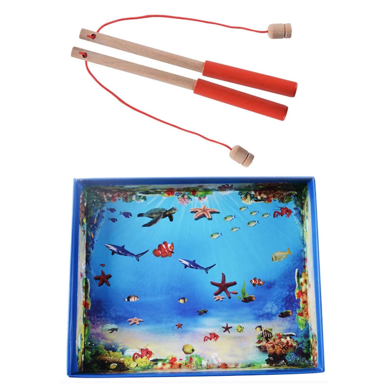 32PCS Fish Magnetic Fishing Toy Early Childhood Educational Toys for Baby Children 1-3-5 Years Old Wooden Fishing Game Toys
32PCS Fish Magnetic Fishing Toy Early Childhood Educational Toys for Baby Children 1-3-5 Years Old Wooden Fishing Game Toys