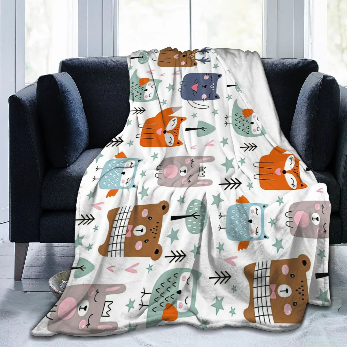 Cartoon animal blanket blanket plaid jigsaw sublimation cartoon bedding flannel children's and adult bedroom decor
Cartoon animal blanket blanket plaid jigsaw sublimation cartoon bedding flannel children's and adult bedroom decor