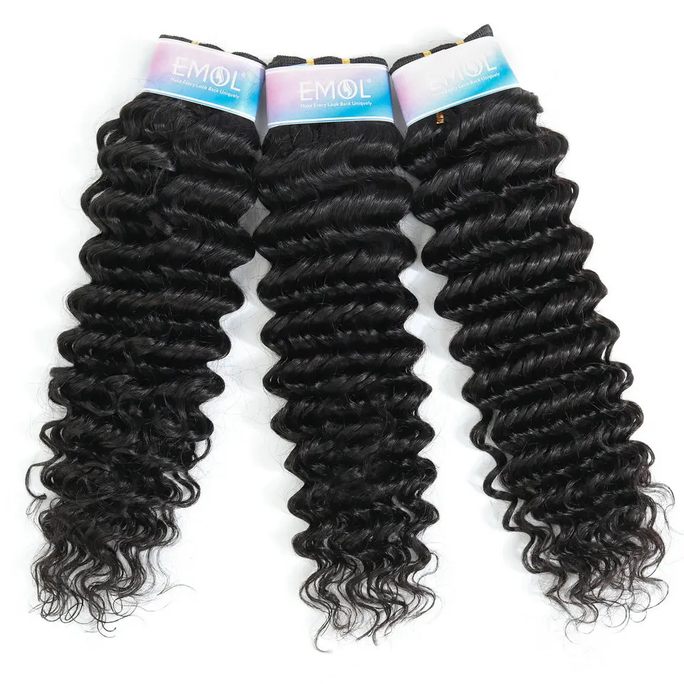 Brazilian Deep Curly Hair Bundles Natural Black 100% Human Hair Double Wefts Deep Wave Hair Weave Bundles Human Hair Extension
Brazilian Deep Curly Hair Bundles Natural Black 100% Human Hair Double Wefts Deep Wave Hair Weave Bundles Human Hair Extension