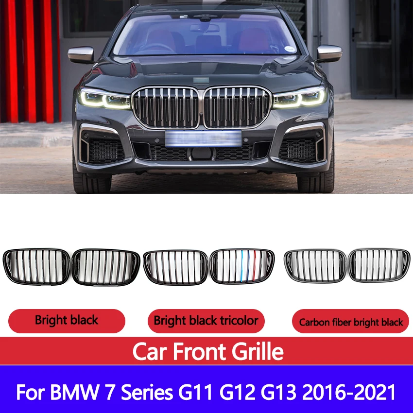 Однолинейный яркий черный матовый черный триколор Стиль передняя решетка гоночные решетки для BMW серий 7 G11 G12 G13 2016-2021
Однолинейный яркий черный матовый черный триколор Стиль передняя решетка гоночные решетки для BMW серий 7 G11 G12 G13 2016-2021