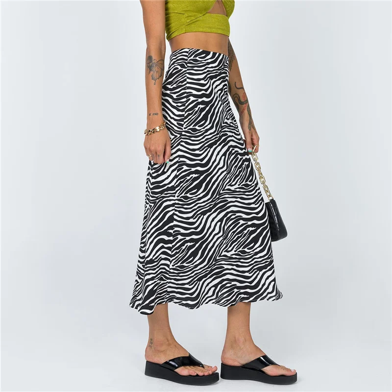 Women Maxi Skirt, Adults High Waisted Zebra-Stripe/Floral Print Invisible Zip Skirt
Women Maxi Skirt, Adults High Waisted Zebra-Stripe/Floral Print Invisible Zip Skirt