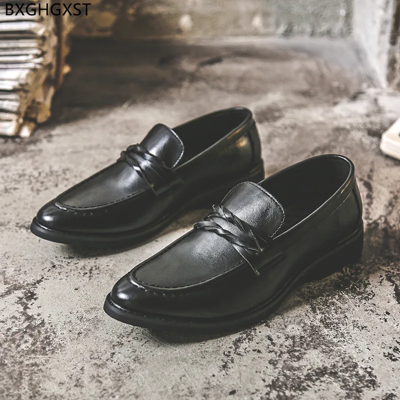 Leather Shoes Men Classic Black Elegant Shoes for Men 2023 Penny Loafers Men Shoes High Quality Chaussure Homme Zapatos Hombre
Leather Shoes Men Classic Black Elegant Shoes for Men 2023 Penny Loafers Men Shoes High Quality Chaussure Homme Zapatos Hombre