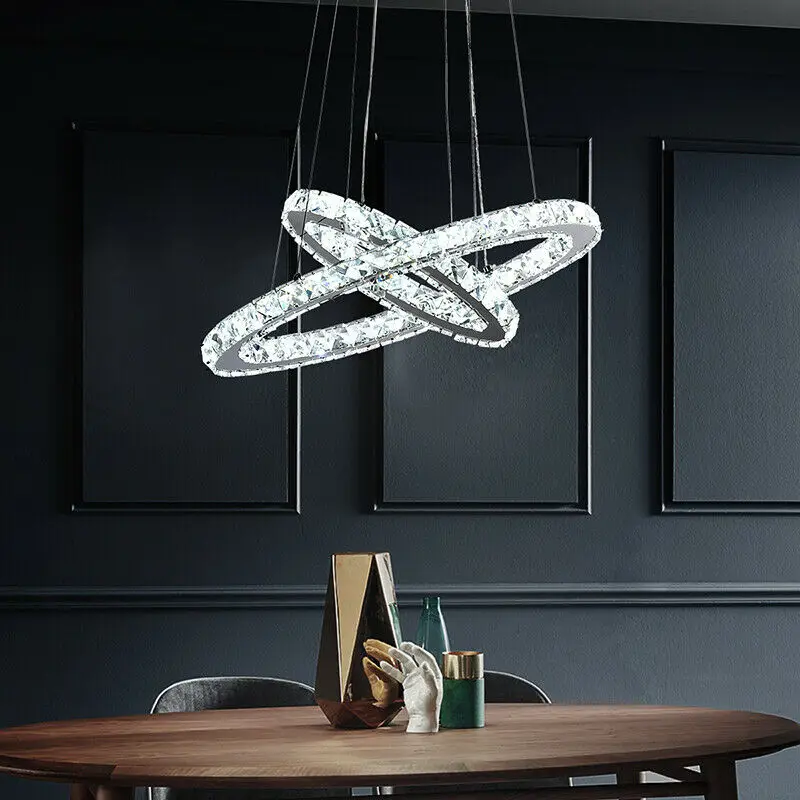 Modern Led Living Room Chandelier Lights Indoor Lighting Fixtures For Restaurant Kitchen Round Two-ring Crystal Chandeliers
Modern Led Living Room Chandelier Lights Indoor Lighting Fixtures For Restaurant Kitchen Round Two-ring Crystal Chandeliers