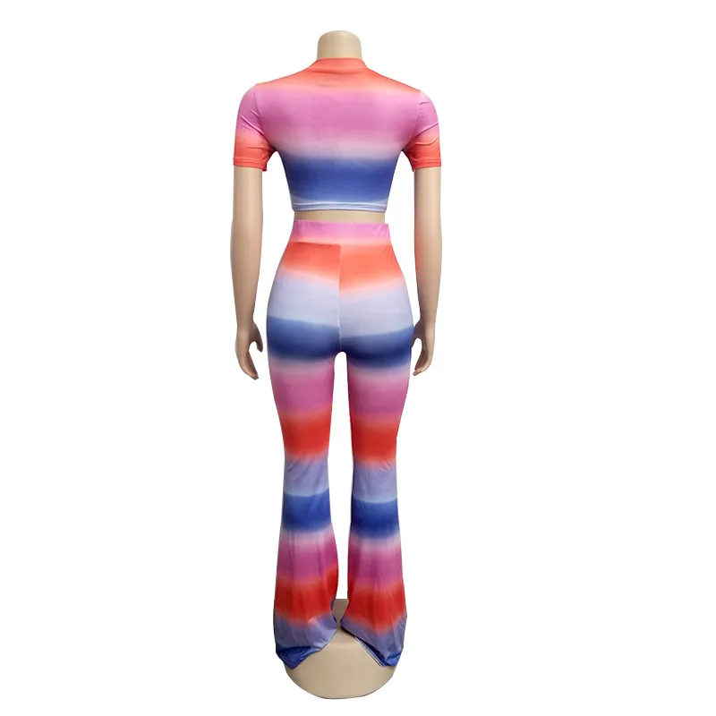 Zoctuo 2 Two Piece Set Women O Neck Crop Top and Wide Long Pants Set Sexy Summer Short Sleeve Tracksuit Colorful Women 2020
Zoctuo 2 Two Piece Set Women O Neck Crop Top and Wide Long Pants Set Sexy Summer Short Sleeve Tracksuit Colorful Women 2020