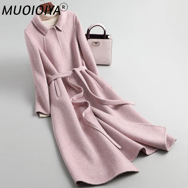 Winter Natural Wool Jacket Women Clothes 2022 Both Sided Woolen Coats Female Spring Autumn Slim Long Blend Overcoat Da203
Winter Natural Wool Jacket Women Clothes 2022 Both Sided Woolen Coats Female Spring Autumn Slim Long Blend Overcoat Da203