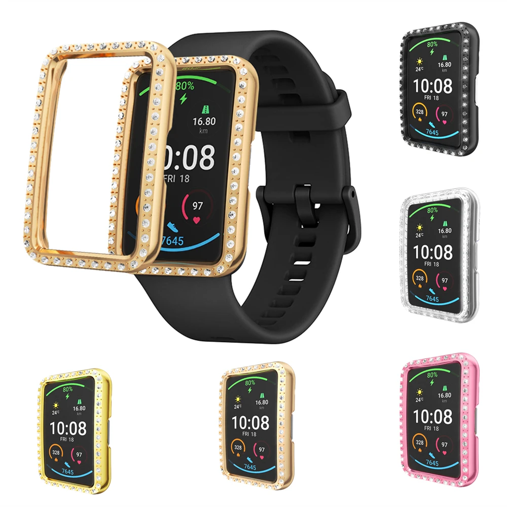 Защитный чехол для Huawei Watch Fit, покрытый поликарбонатом, защитный чехол для Huawei Fit, чехлы для часов, бампер, защитные аксессуары
Защитный чехол для Huawei Watch Fit, покрытый поликарбонатом, защитный чехол для Huawei Fit, чехлы для часов, бампер, защитные аксессуары