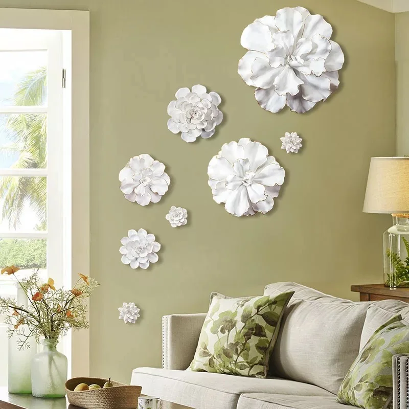European style golden resin flower wall hangings WHITE flower TV background wall decorations
European style golden resin flower wall hangings WHITE flower TV background wall decorations