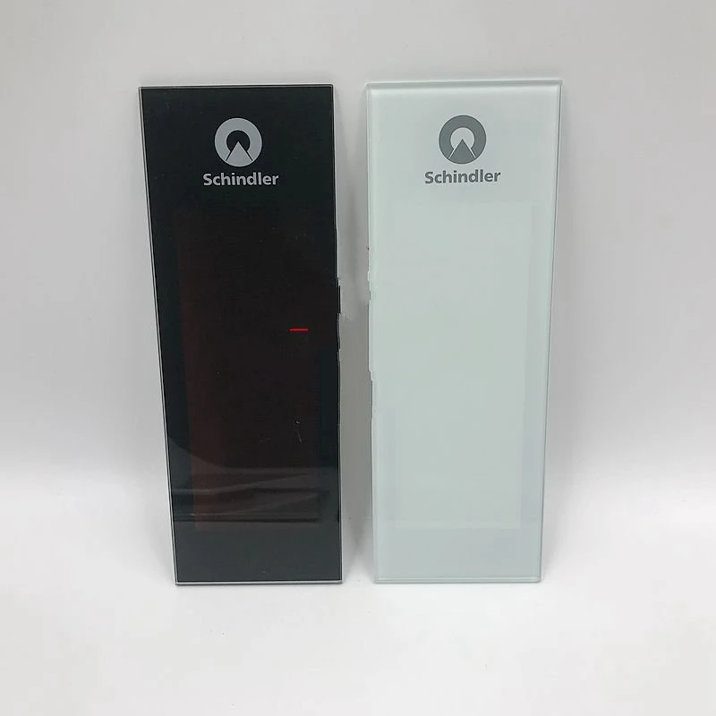1pcs Schindler 3300 3600 5200 5400 elevator exterior call glass black white accessories HB121