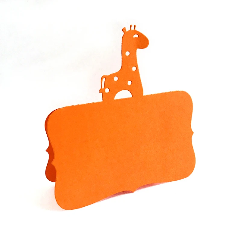 SC Metal Cutting die Giraffe Place Card Die Cut Scrapbooking Paper Craft Handmade Card Punch Art Cutter
SC Metal Cutting die Giraffe Place Card Die Cut Scrapbooking Paper Craft Handmade Card Punch Art Cutter
