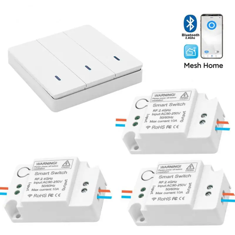 Умный светильник ель света Tuya с мини-модулем, 10 А, 433 МГц, 220 В
Умный светильник ель света Tuya с мини-модулем, 10 А, 433 МГц, 220 В