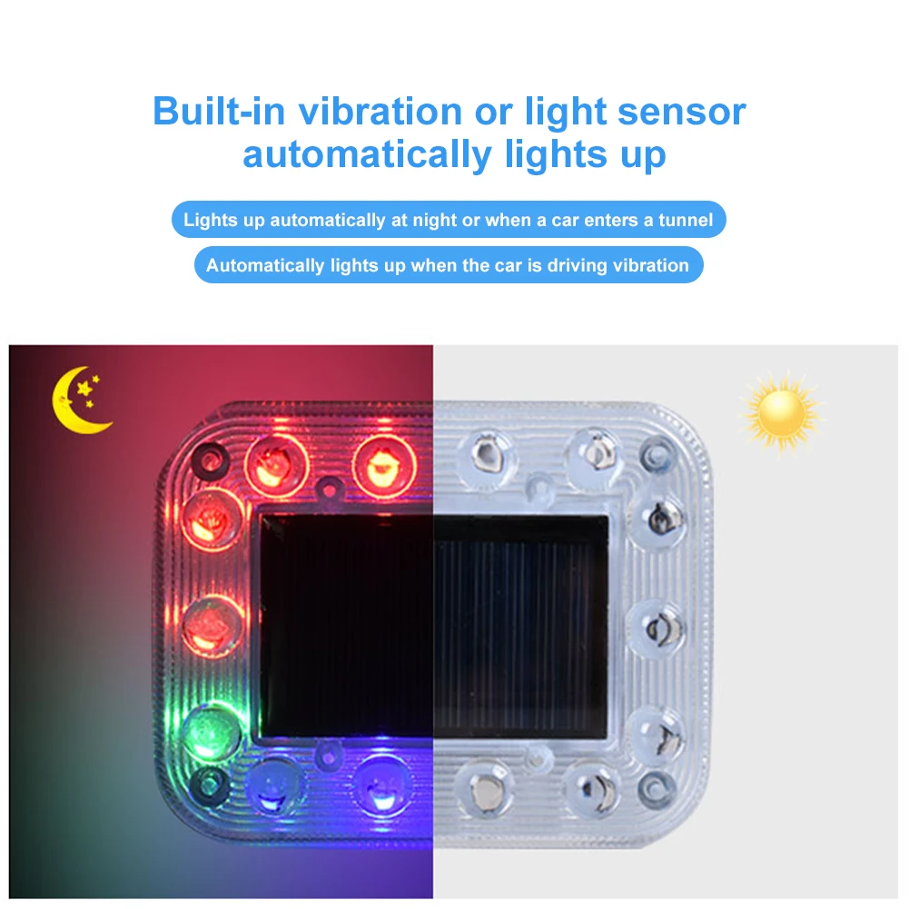 2PCS Led Light Strobe Solar Warning Light Flashing Car Truck Emergency Light Anti-Tail Seven Colors Light Waterproof Taillight
2PCS Led Light Strobe Solar Warning Light Flashing Car Truck Emergency Light Anti-Tail Seven Colors Light Waterproof Taillight