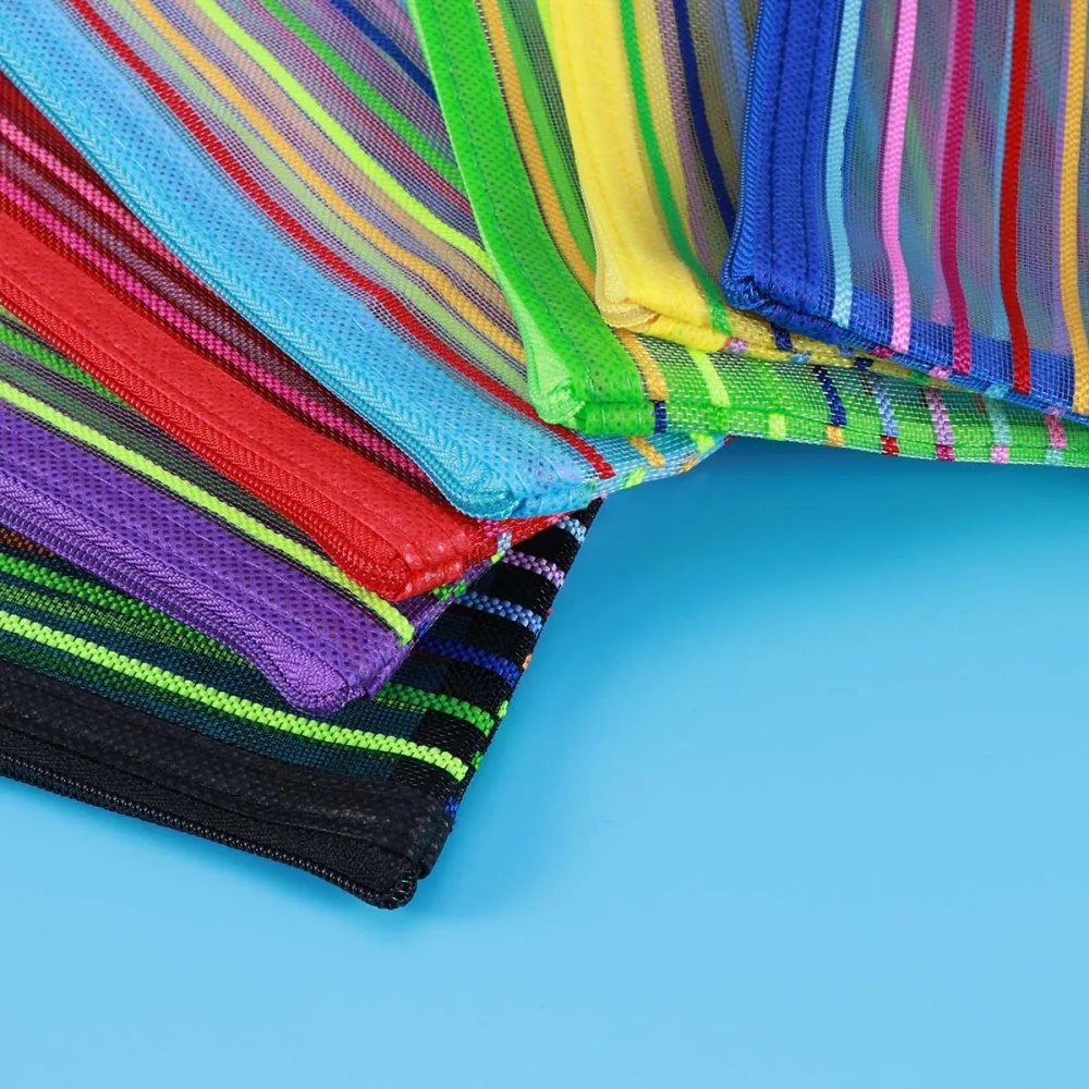 18Pcs B6 Colorful Portable Office Stationery Bag Mesh Zipper File Bag Waterproof Pencil Bag for Office School Supplies
18Pcs B6 Colorful Portable Office Stationery Bag Mesh Zipper File Bag Waterproof Pencil Bag for Office School Supplies