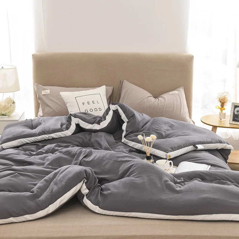 Quality 200*230 queen size comforter summer winter quilt twin 150*200 duvet insert for 1.5m bed
Quality 200*230 queen size comforter summer winter quilt twin 150*200 duvet insert for 1.5m bed