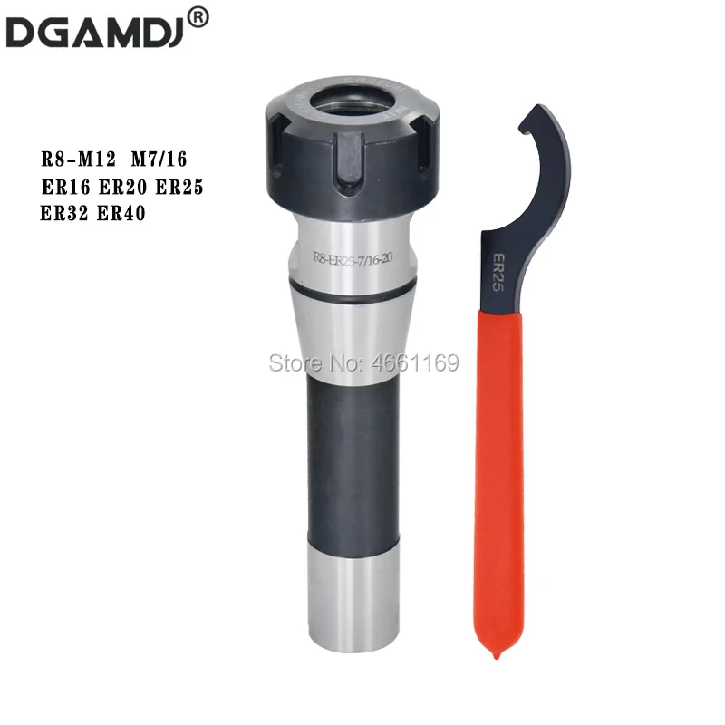 Planar Milling Machine Tool Shank R8 ER16 ER20 ER25 ER32 ER40 General Milling Machine R8 Shank Metric M12 Inch 7/16 With Wrench
Planar Milling Machine Tool Shank R8 ER16 ER20 ER25 ER32 ER40 General Milling Machine R8 Shank Metric M12 Inch 7/16 With Wrench