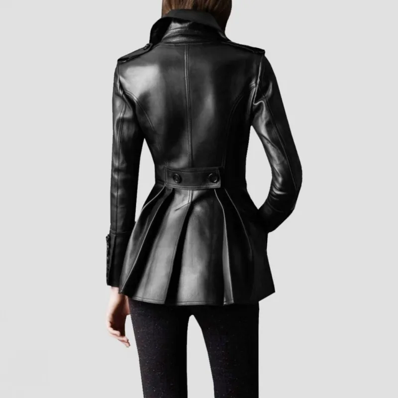 Brand High Quality 100% Genuine Leather Double Breasted Suit Women 2021 Autumn Slim Fit Turn-Down Collar Biker Sheepskin Jackets
Brand High Quality 100% Genuine Leather Double Breasted Suit Women 2021 Autumn Slim Fit Turn-Down Collar Biker Sheepskin Jackets