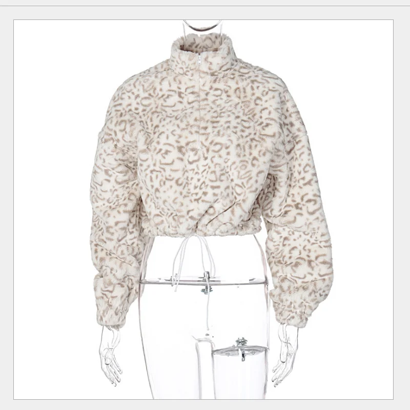 Leopard print warm autumn and winter new loose and versatile casual fleece long-sleeved zipper stand collar pullover hoodie
Leopard print warm autumn and winter new loose and versatile casual fleece long-sleeved zipper stand collar pullover hoodie