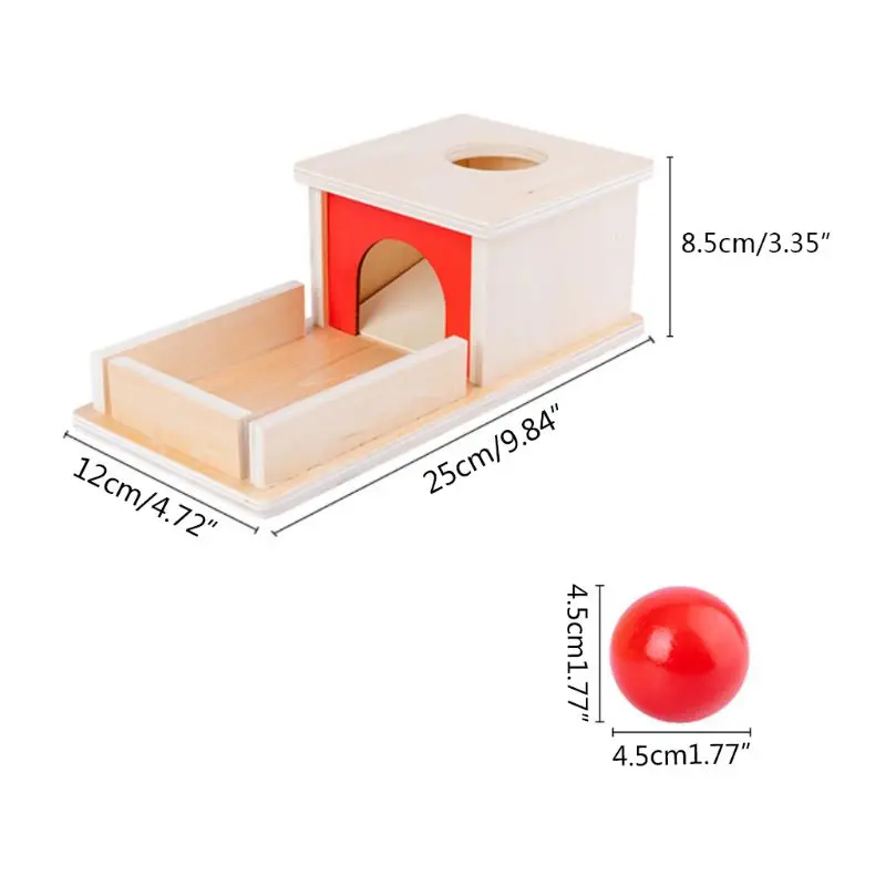 Montessori Wooden Permanence Object Box with Tray Ball Learning Early Educational Toys for Infant Toddlers
Montessori Wooden Permanence Object Box with Tray Ball Learning Early Educational Toys for Infant Toddlers