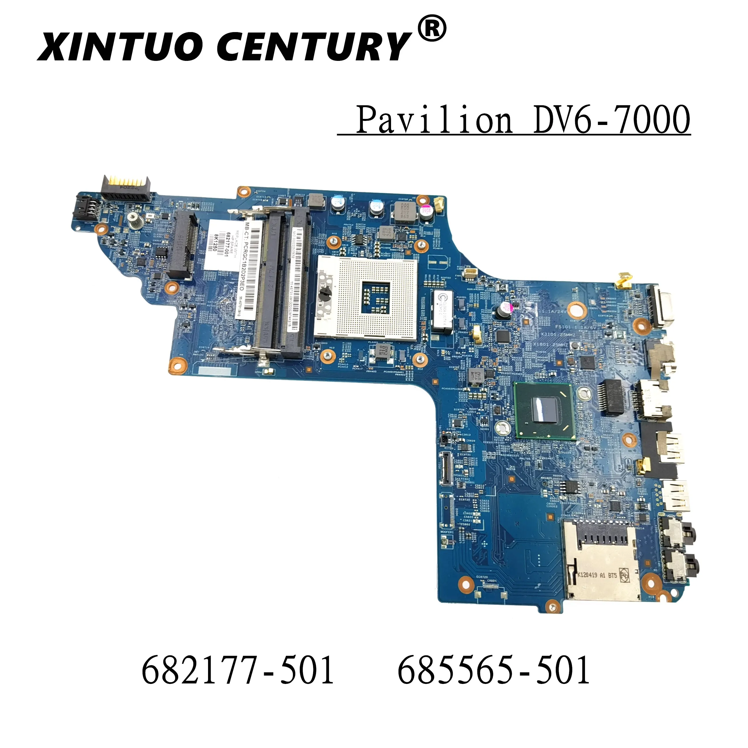 682177-001 682177-501, 685565-501 48.4ST04! 021 Tablero Principal para HP Pavilion DV6-7000 placa base de computadora portátil H
682177-001 682177-501, 685565-501 48.4ST04! 021 Tablero Principal para HP Pavilion DV6-7000 placa base de computadora portátil H