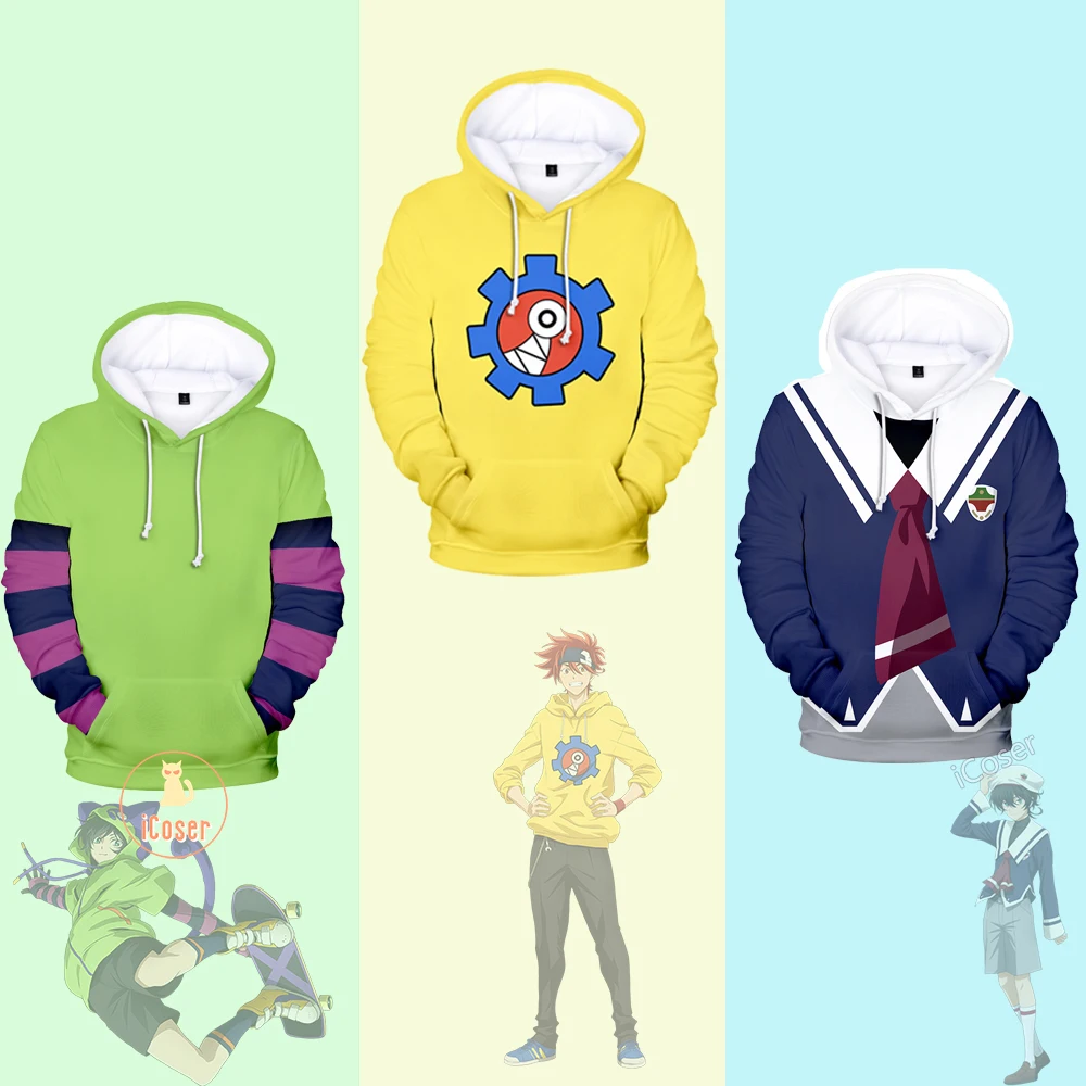 

Anime SK8 the Infinity Miya Chinen Hoodies SK Eight Langa Hasegawa Cosplay Costume Reki Kyan Skateboard Sweater Sportswear Top