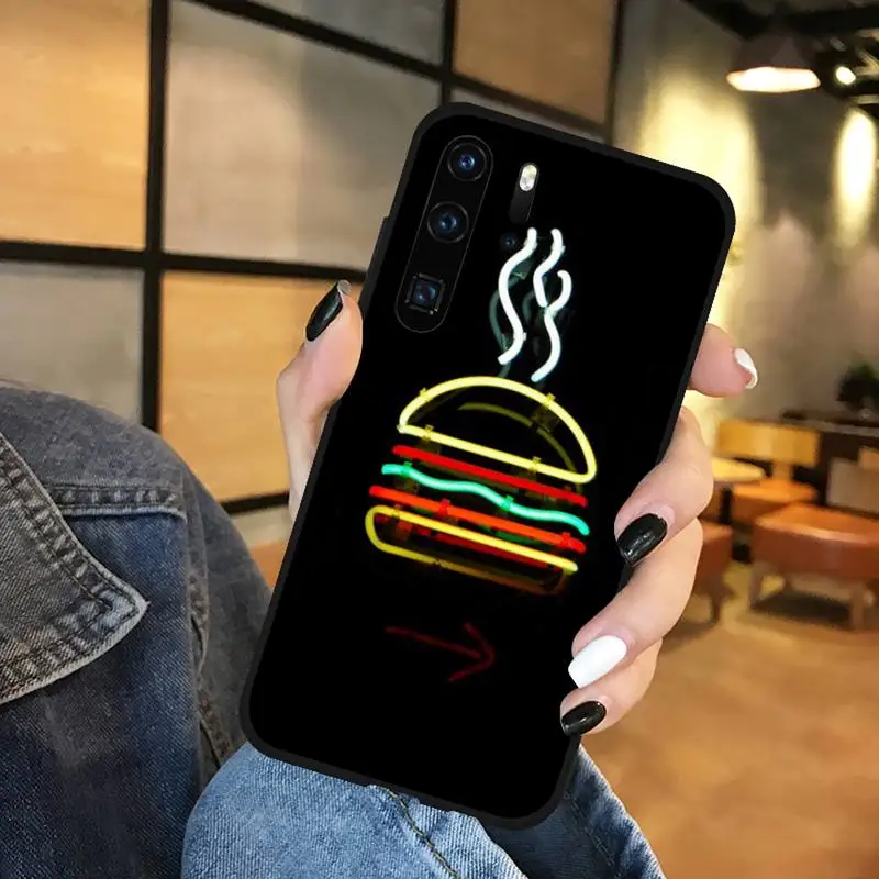 Neon hamburger Phone Case Funda For Huawei P9 P10 P20 P30 Lite 2016 2017 2019 plus pro P smart
Neon hamburger Phone Case Funda For Huawei P9 P10 P20 P30 Lite 2016 2017 2019 plus pro P smart