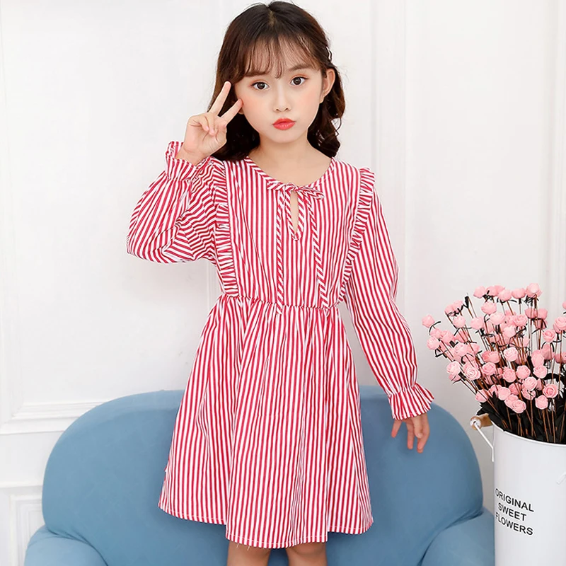 baby girls long sleeve striped dress 2020 spring autumn cotton kids dresses for big girl fall princess dress children clothes 
baby girls long sleeve striped dress 2020 spring autumn cotton kids dresses for big girl fall princess dress children clothes