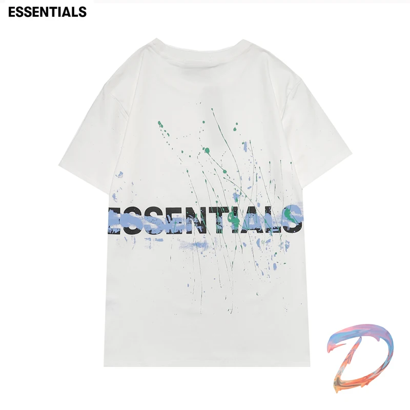 ESSENTIALS Double Line Splash Ink Graffiti Print T Shirt Men Women High Quality Round Neck T-shirt ESSENTIALS Fashion Casual Tee
ESSENTIALS Double Line Splash Ink Graffiti Print T Shirt Men Women High Quality Round Neck T-shirt ESSENTIALS Fashion Casual Tee