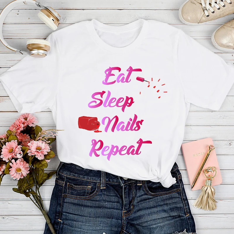 New 2021 Fashion Spring Summer 90s Trend Finger Nail Art T-shirts Women Top Lady Print Clothes Graphic Female loose Harajuku Tee
New 2021 Fashion Spring Summer 90s Trend Finger Nail Art T-shirts Women Top Lady Print Clothes Graphic Female loose Harajuku Tee