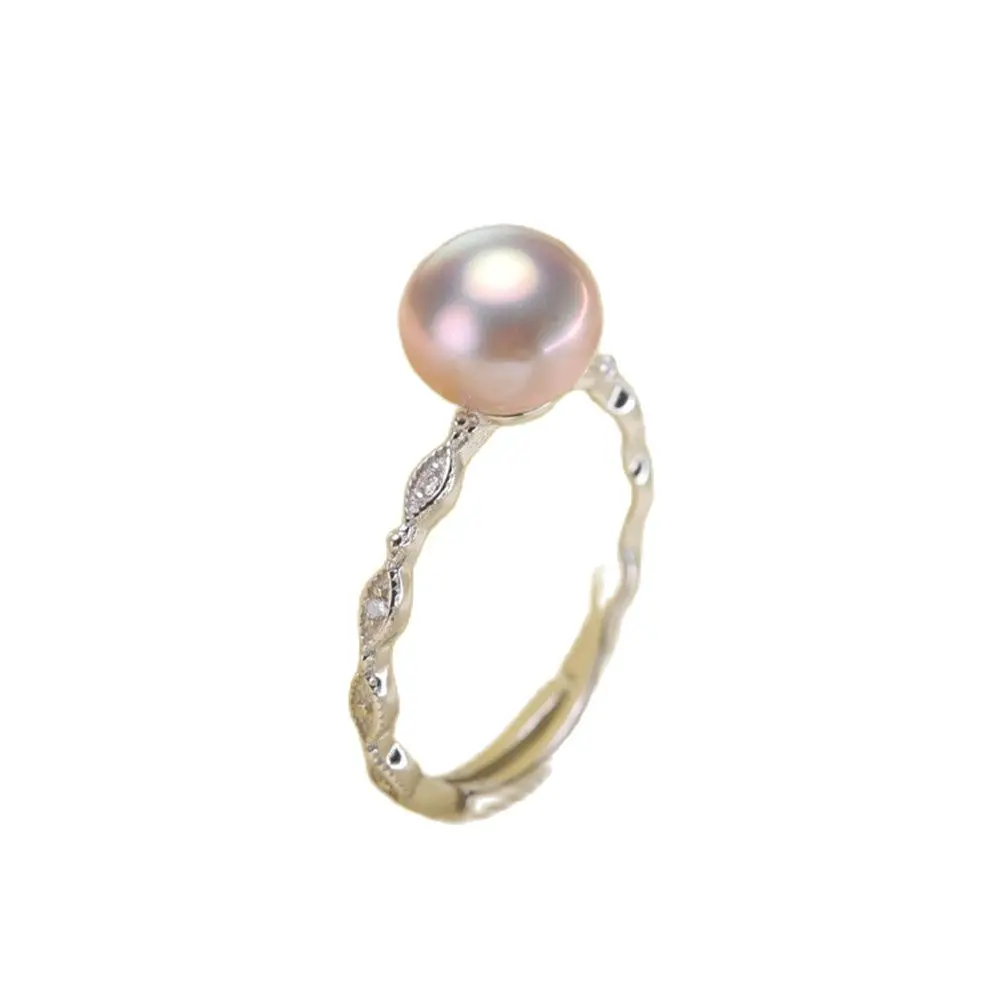 Ring Mount Pearl Accessories Adjustable Size 925 Sterling Silver Ring Jewelry DIY No Pearl
Ring Mount Pearl Accessories Adjustable Size 925 Sterling Silver Ring Jewelry DIY No Pearl