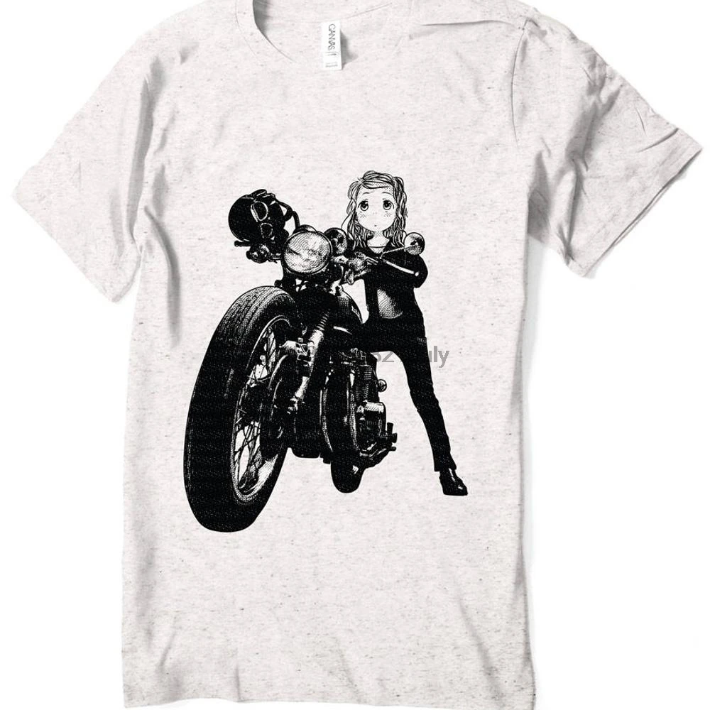 Anime shirt bike anime girl Motorcycle tshirt kawaii cute manga Men Women sizes Hand Screenprinted
Anime shirt bike anime girl Motorcycle tshirt kawaii cute manga Men Women sizes Hand Screenprinted