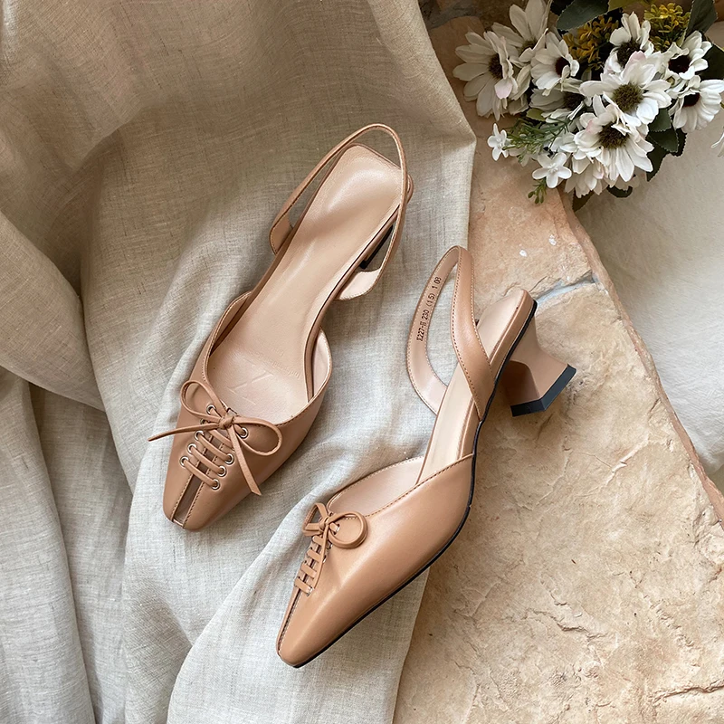 Women's genuine leather cross strap lace-up thick high heel slip-on pumps summer slingaback round toe dress sandals shoes women
Women's genuine leather cross strap lace-up thick high heel slip-on pumps summer slingaback round toe dress sandals shoes women